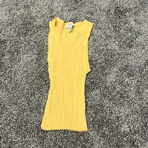 Yellow f21 tank top